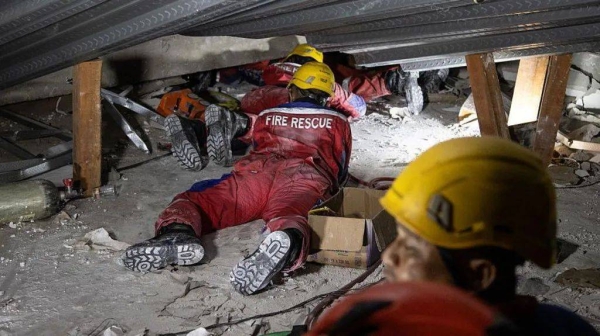 Rescue operations are precarious as authorities warn of further collapse
