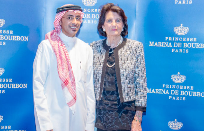Princess Marina De Bourbon and Hani Bugshan