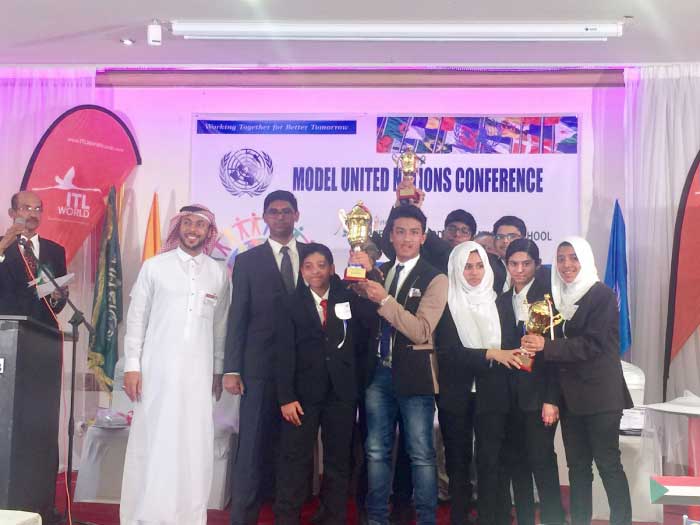 New Al Wurood emerges winners in Model UN Conference